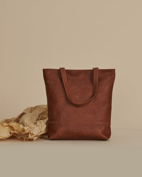 Bolso Notro Cuero Caramelo